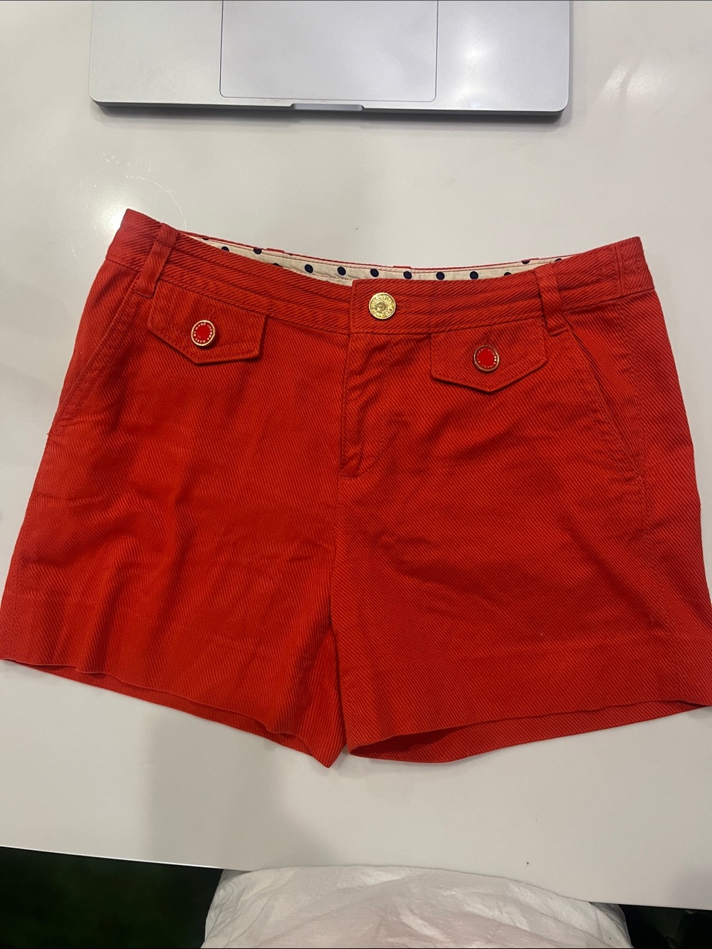 Women’s Red Orange Shorts